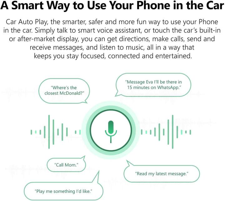 Produktbild Yuntx Wireless USB Android Auto CarPlay Dongle
