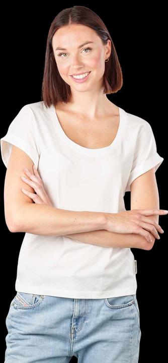 Produktbild Marc O'Polo Deep Round Neck T-Shirt Short Sleeve White (XL)