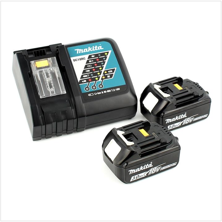 Productafbeelding Makita DTD 153 RFJ Accu-slagmoersleutel 1/4" 18V 170Nm borstelloos + 2x batterijen 3.0 Ah + snellader
