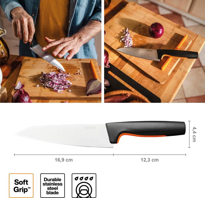 Immagine prodotto Fiskars Coltello da chef medio Functional Form (16.90 cm)