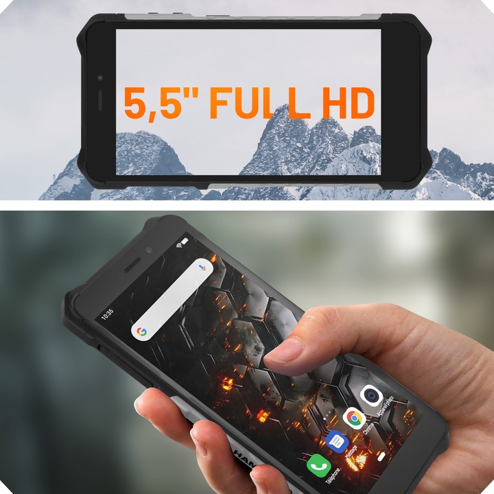 Actual product image Myphone Hammer Iron 3 (32 GB, Black, Silver, 5.45", Single SIM, 12 Mpx, 4G)