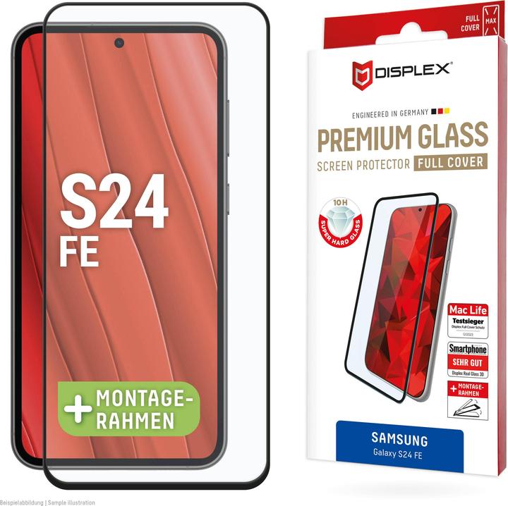 Produktbild Displex Premium Glass, Full Cover Panzerglas (1 Stück, Samsung Galaxy S24 FE)