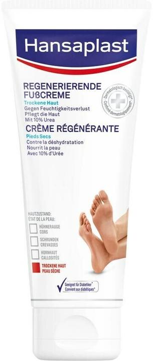 Actual product image Hansaplast Regenerierende Fusscreme mit 10% Urea (Foot cream & foot gel, 100 ml)