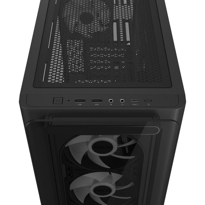 Actual product image ASUS Go A23 PLUS TG ARGB BLACK (mATX, Mini-ITX)