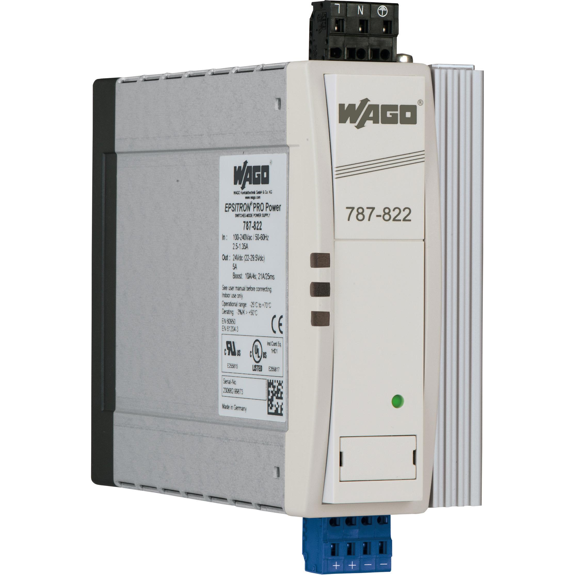 Wago, Systemstromversorgung, Hutschienen-Netzteil (DIN-Rail