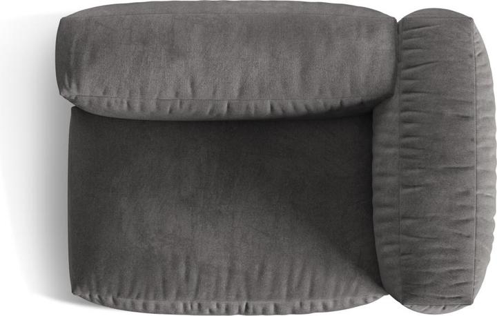 Image du produit Micadoni Chauffeuse Droit, "Martina", 1 Place, 121x106x75 Fabriqué en Europe (Canapé modulaire, 1 place)