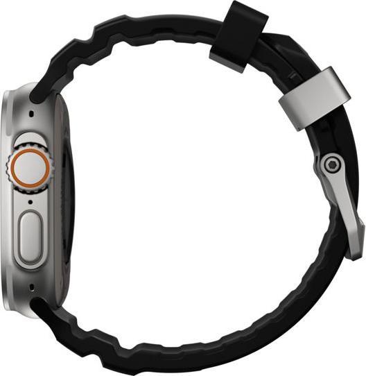 Produktbild Nomad Rocky Point Band Natural 46/49mm Carbon Black (FKM-Fluorelastomer, Titan Grad 5)