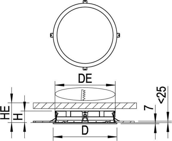 Produktbild Ridi LED-Einbaudownlight (5280 lm)