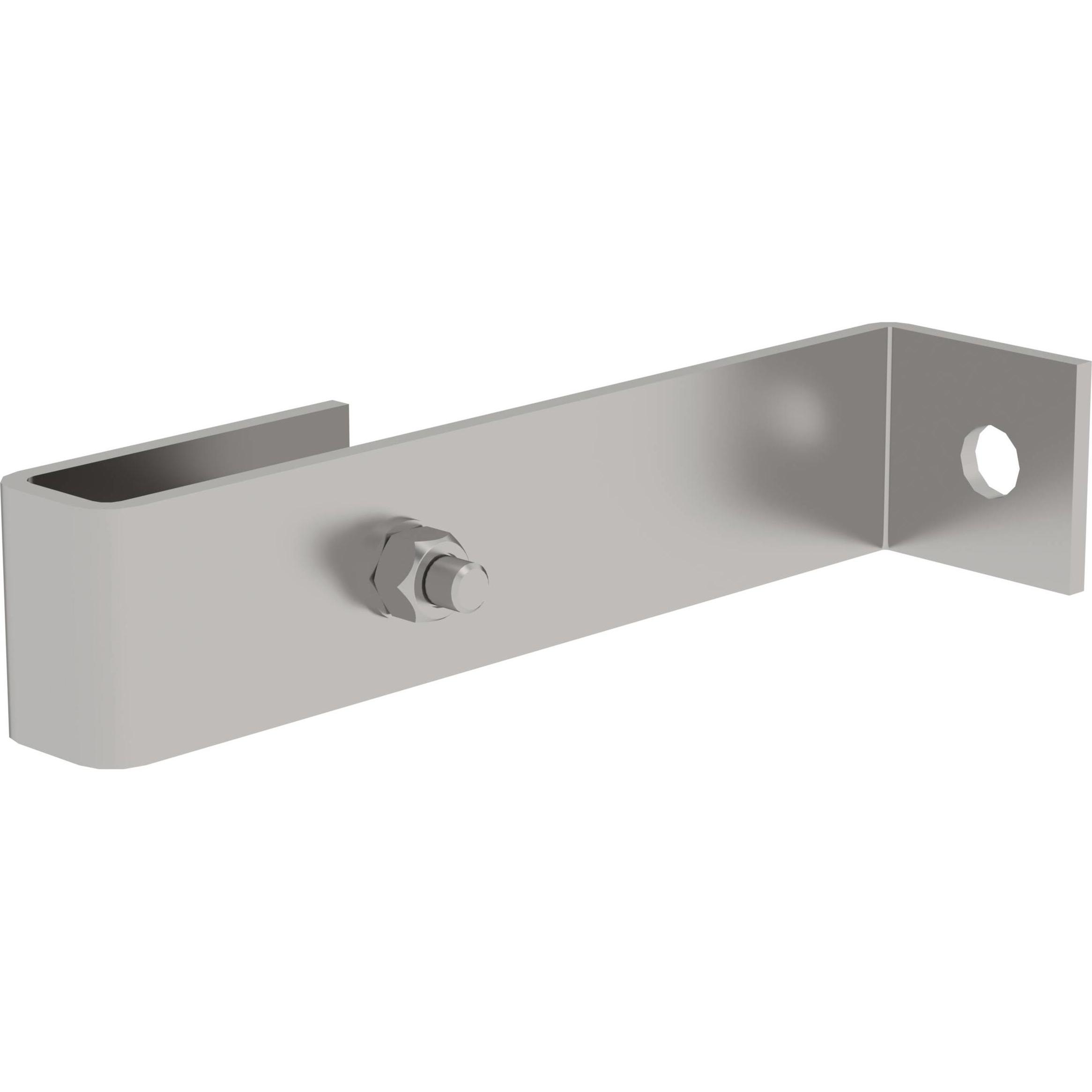 Munk, Scala a pioli, Staffa da parete, rigida, acciaio inox