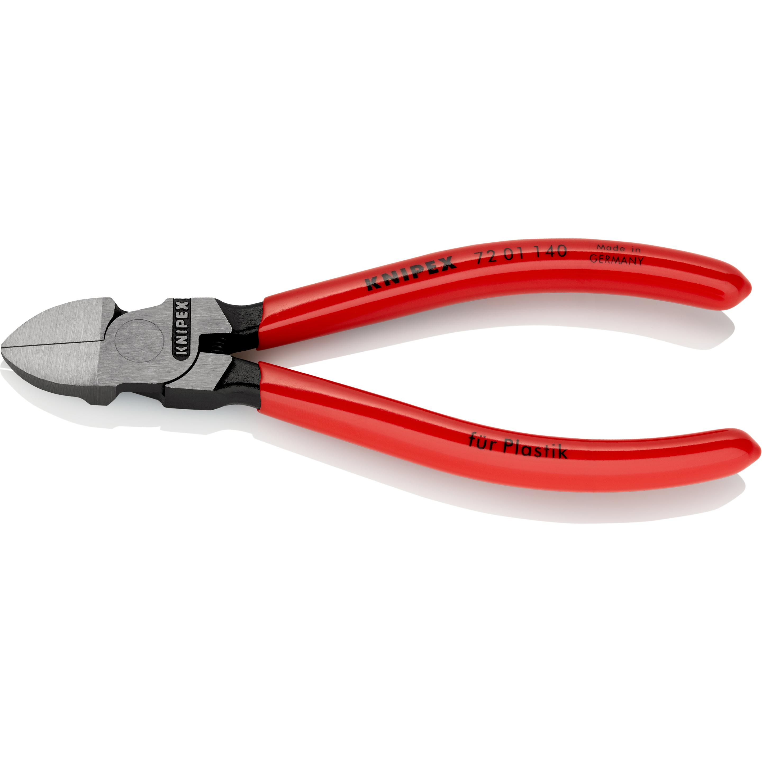 Knipex, Bolzenschneider + Seitenschneider, Seitenschneider für Kunststoff (140 mm)