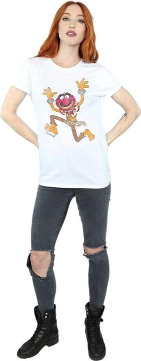 Actual product image Gildan Womens/Ladies Classic Animal Cotton Boyfriend T-Shirt (S)
