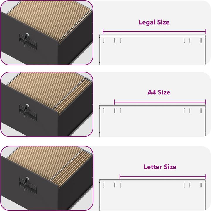 Actual product image vidaXL Büroorganizer (42 x 45.50 x 139 cm)