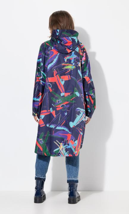 Image du produit Laurasøn Cape de pluie fonctionnelle à capuche, unisexe, motifs (Taille unique)