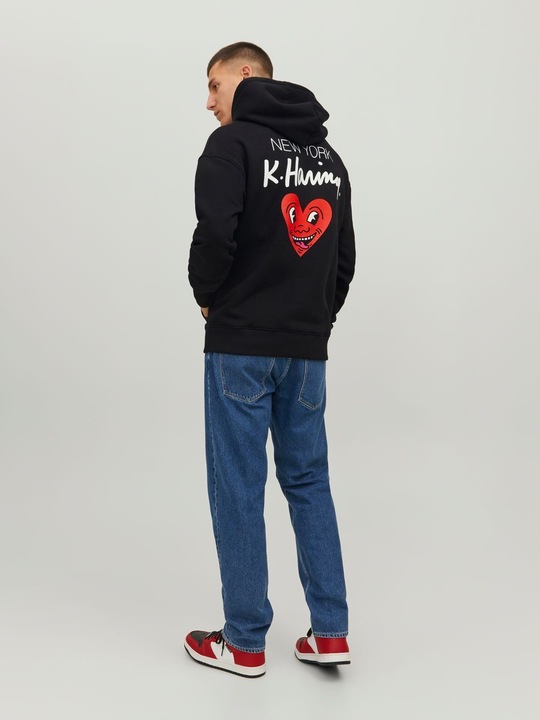 Immagine prodotto Jack & Jones Felpa con cappuccio JJ Keith Haring (L)