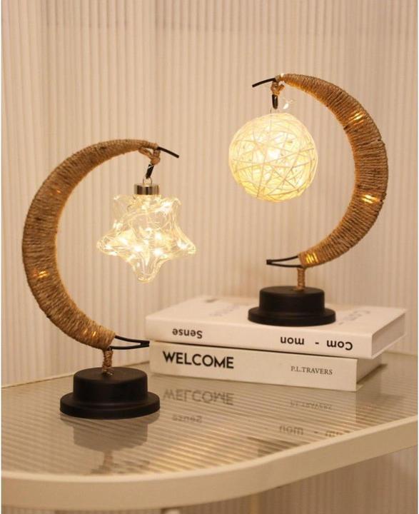Actual product image OEM Lights for outdoor use Table lamp bedside Twirl star Art Deco (version 3) EID