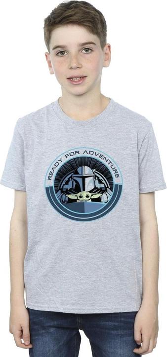 Produktbild Star Wars The Mandalorian Grogu Ready For Adventure TShirt Jungen (140, 146)