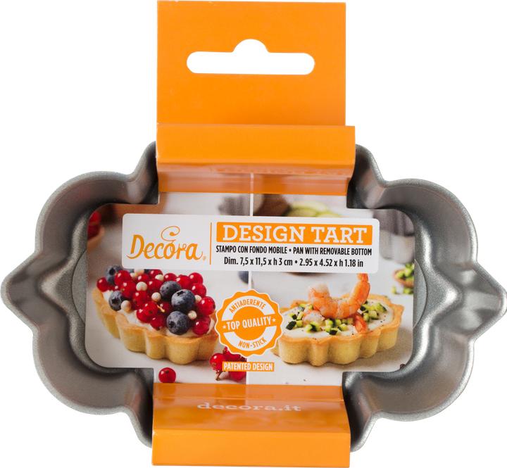 Produktbild Decora Wähen-Backform 11.5 x 7.5 cm, Silber (8 cm)