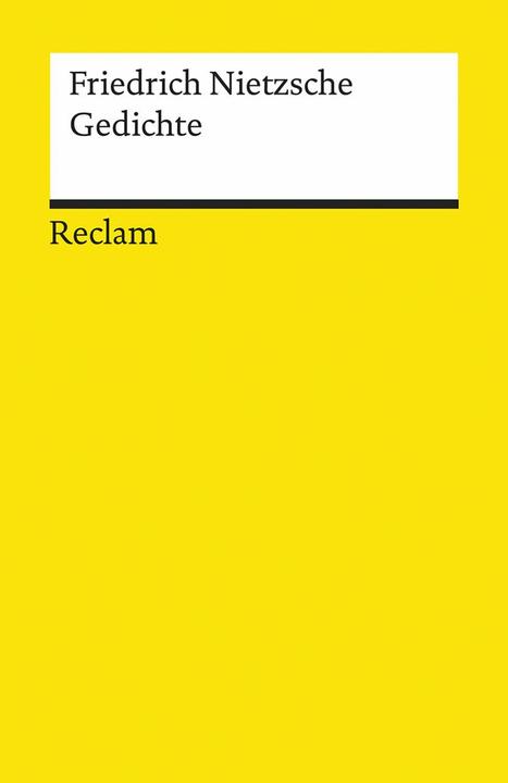 Produktbild Gedichte (Deutsch, Friedrich Nietzsche, 2010)