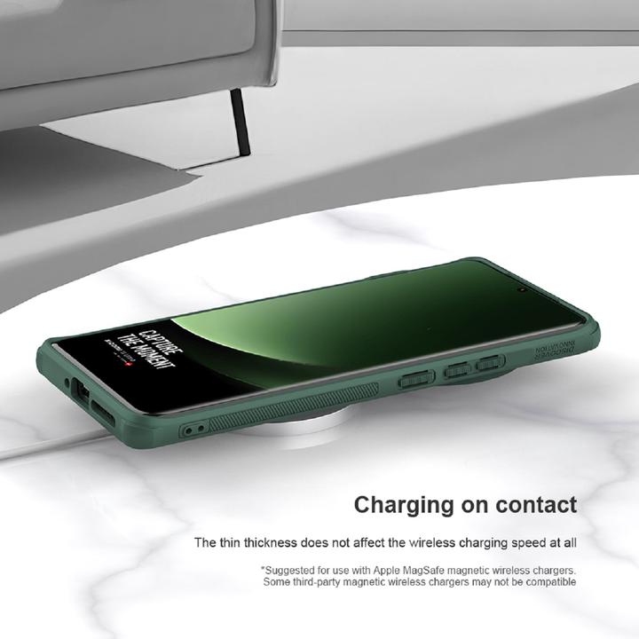 Actual product image Nillkin Super Frosted PRO Magnetic Back Cover for Xiaomi 14 Ultra Black (Xiaomi 14 Ultra)