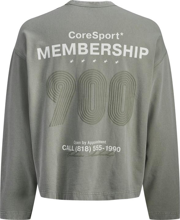 Actual product image Jack & Jones Jcoathletico Graphic Wash Sweat Cn Ss25 (XL)