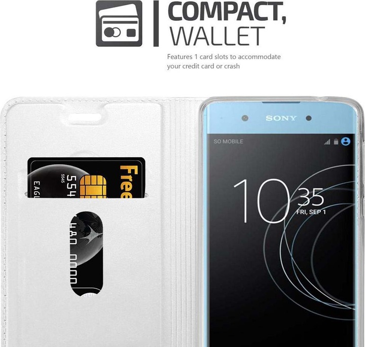 Actual product image Cadorabo Book Classy Style Cover (Sony Xperia XA1 Plus)