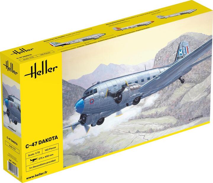 Actual product image Heller C-47 DAKOTA