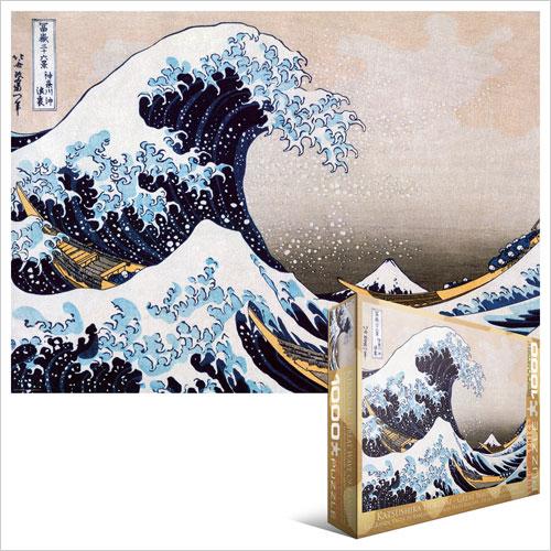Actual product image Eurographics The great wave of Kanagawa (1000 pieces)
