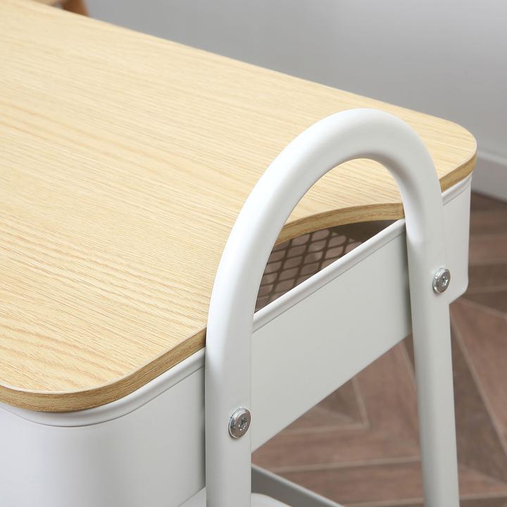 Image du produit Homcom Chariot de cuisine