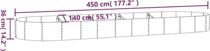 Produktbild vidaXL Hochbeet