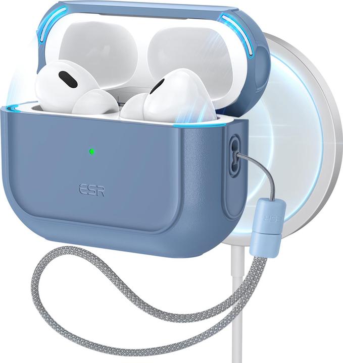 Actual product image ESR Orbit Hybrid HaloLock Case| Apple AirPods Pro 2023 - 2019| black| (Headphone bag)