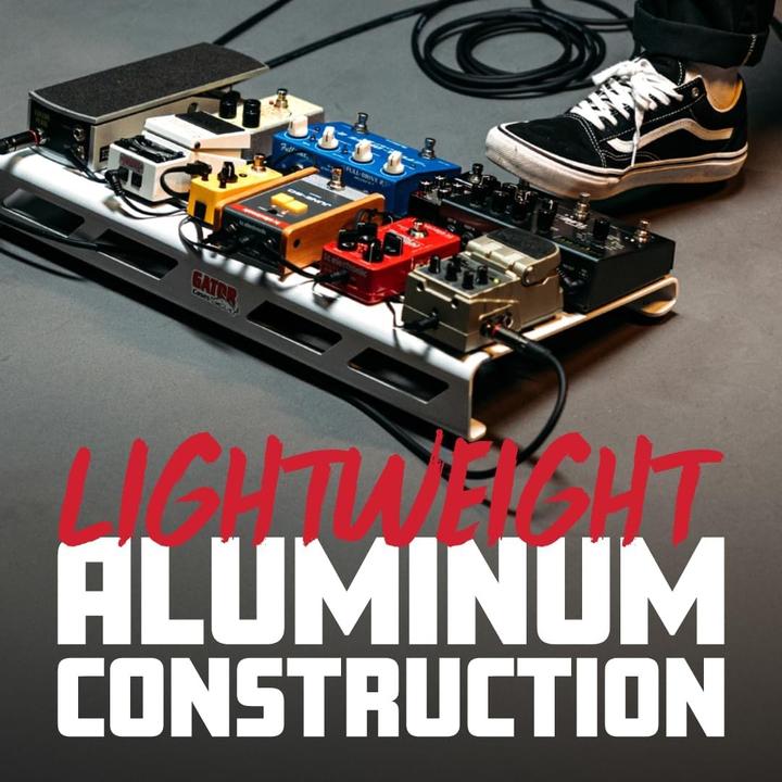 Actual product image Gator GPB-BAK-GR Aluminum pedal board green w/Carry Bag (Electric guitar)