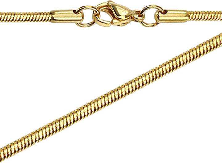 Produktbild Star Piercing Kette runde Schlange vergoldet (ohne Messing)