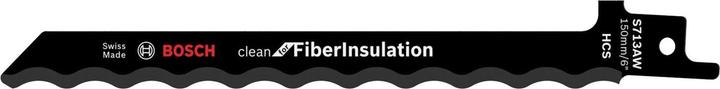 Bosch Professional Zubehör Säbelsägeblatt S 713 AW, Clean for Fibre Insulation, 2er-Pack