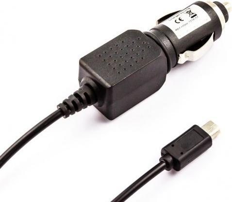 Actual product image AccuCell Kfz-Ladegerät, Autoladegerät für Smartphones, PDAs mit Mini-USB, 1000mA