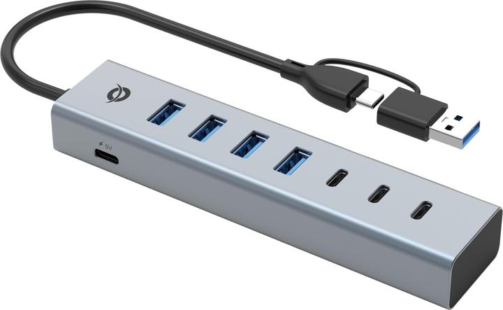 Actual product image Conceptronic HUBBIES20GP (USB-C, 7 Ports)