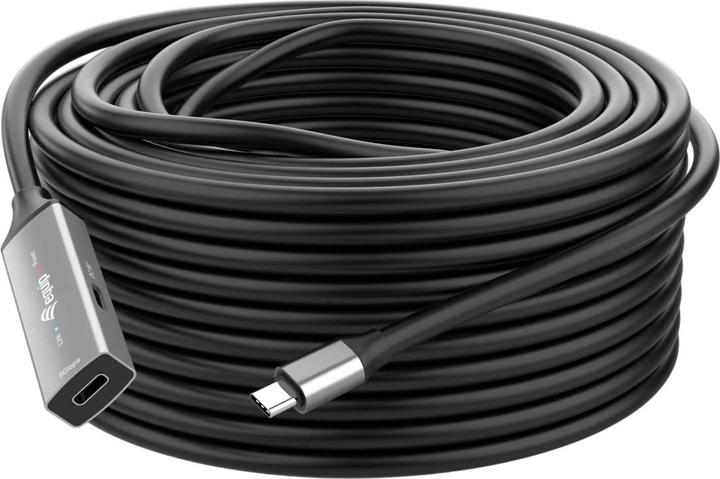 Actual product image equip Kabel USB-C 3.2 -> C St/Bu 5.00m 5V/2A schwarz (5 m)