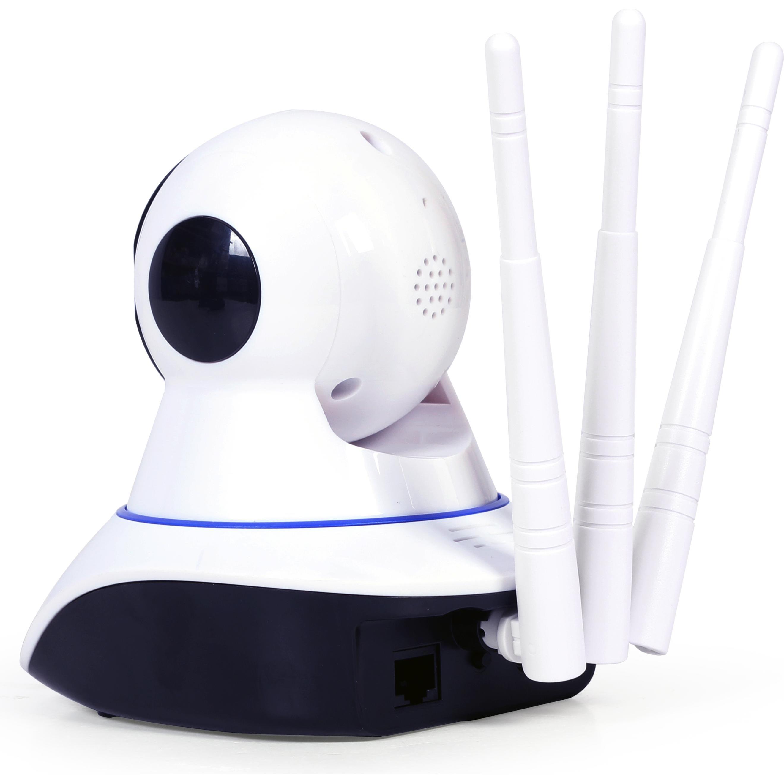 Thumbnail - Gembird IP-Cam Smart WiFi 355°Drehw. 120° Neig.wink. (1920 x 1080 Pixels), Netzwerkkamera, Weiss