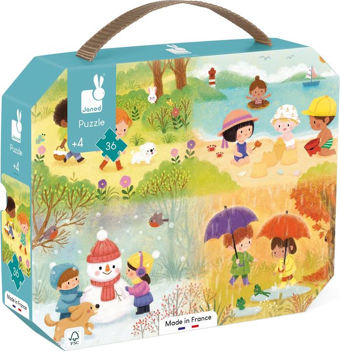 Image du produit Janod Puzzle les saisons 36 pcs (36 pièces)