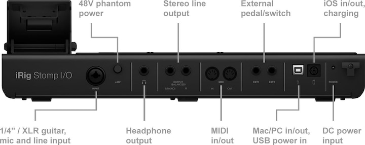 Immagine prodotto IK Multimedia Bundle iRig Stomp I/O + AmpliTube 5 (USB)