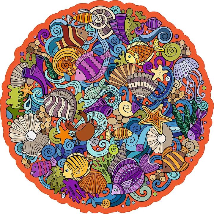 Immagine prodotto Creatif'Puzzle Puzzle in Bois "Creatif Puzzle" - Taille Moyenne (191 pezzi)