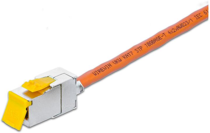 Immagine prodotto Wirewin Modulo Keystone Cat.6A STP SLIM confezione da 12 pezzi (Modulo Keystone)