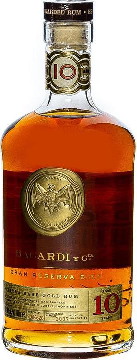 Produktbild Bacardi Gran Reserva Diez (1 x 70 cl)