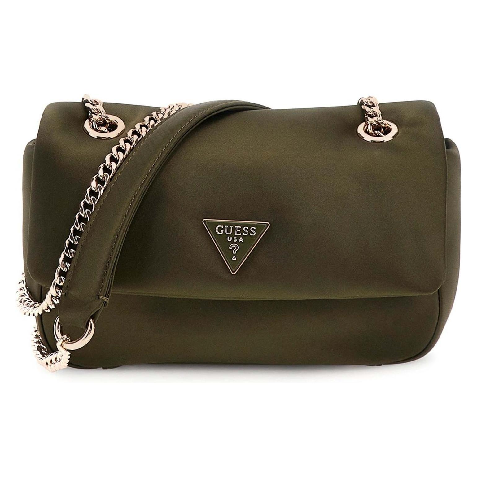 Guess, Damen, Handtasche, Sunetra Mini Convertible Crossbody Flap, Grün