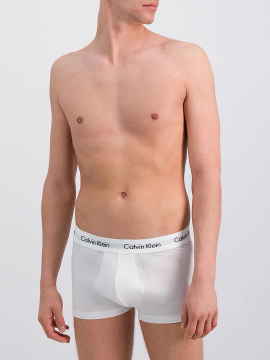 Actual product image Calvin Klein Low Rise Trunk "Cotton Stretch" white (S, pack of 3)