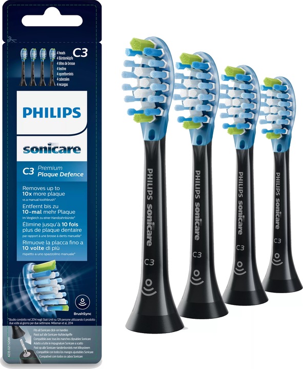 Actual product image Philips Sonicare C3 Premium Plaque Defence (4 x)
