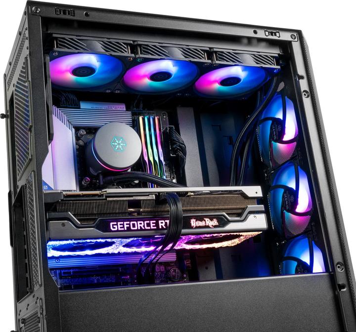 Produktbild Silverstone SST-FA514X-BG - FARA High Airflow ATX Mid-Tower gaming chassis with dual radiator suppor (ATX, mATX, Mini-ITX)