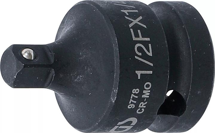 Image du produit BGS Adaptateur de clé à douille à choc femelle 12,5 mm (1/2") - mâle 6,3 mm (1/4") (1/2")