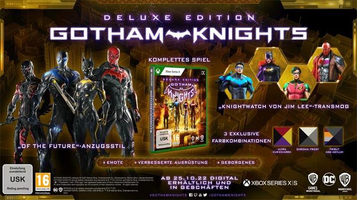 Produktbild WB Gotham Knights Deluxe Edition (Xbox Series X, DE)