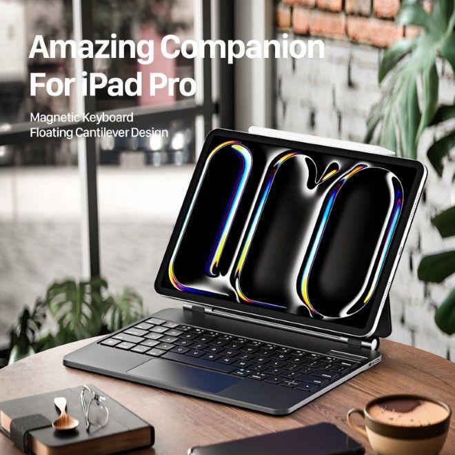 Image du produit Dux Ducis Étui pour clavier de la série MK (US, Apple iPad Pro 11 2024, Apple iPad Pro 11 2025)
