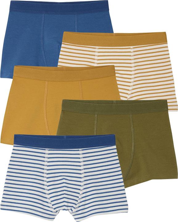 Immagine prodotto Vertbaudet Bio-Kollektion: 5er-Pack Jungen Boxershorts (128, Confezione da 5 pezzi)
